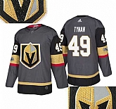 Vegas Golden Knights #49 Tynan Gray With Special Glittery Logo Adidas Jersey,baseball caps,new era cap wholesale,wholesale hats